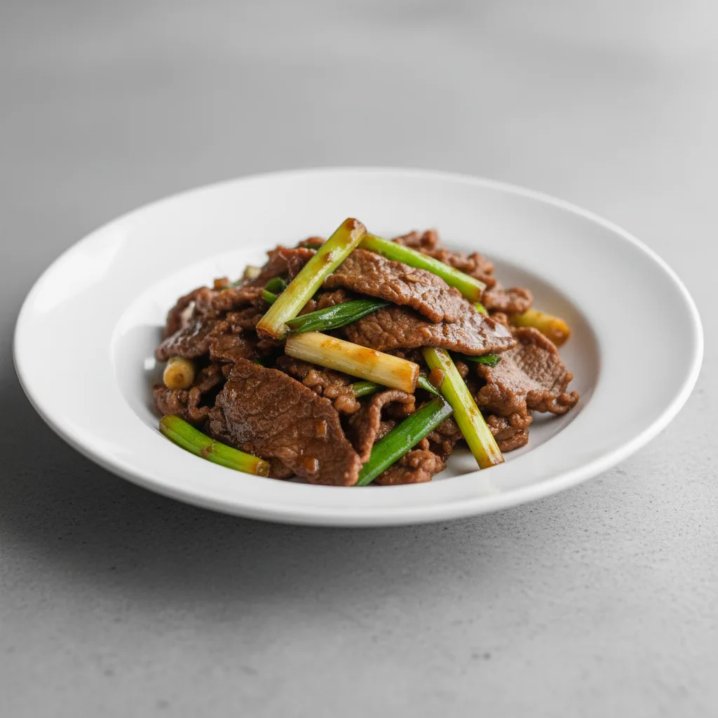 Beef with Scallions Beef with Scallions