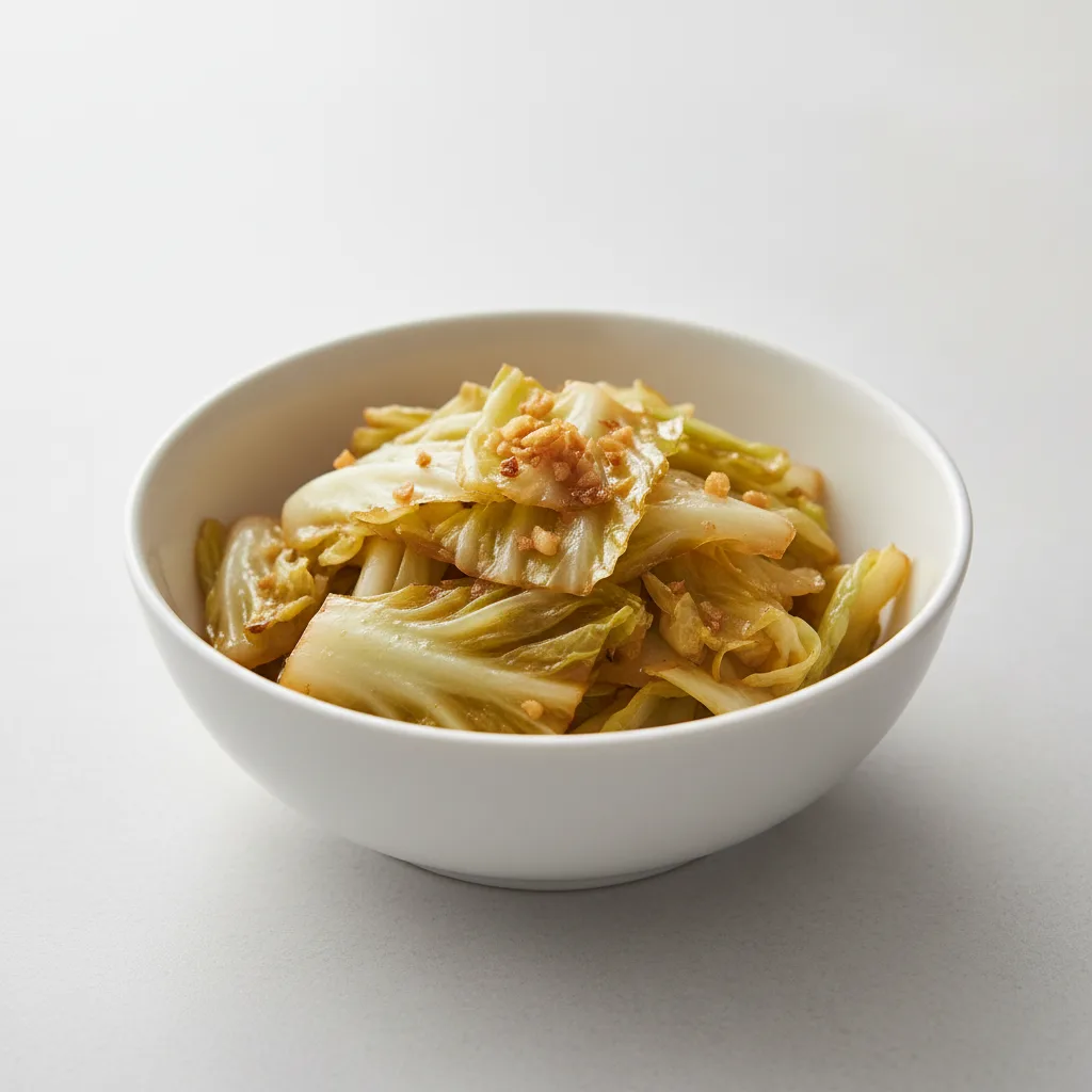 Stir-Fried Taiwanese Cabbage with Garlic Stir-Fried Taiwanese Cabbage with Garlic