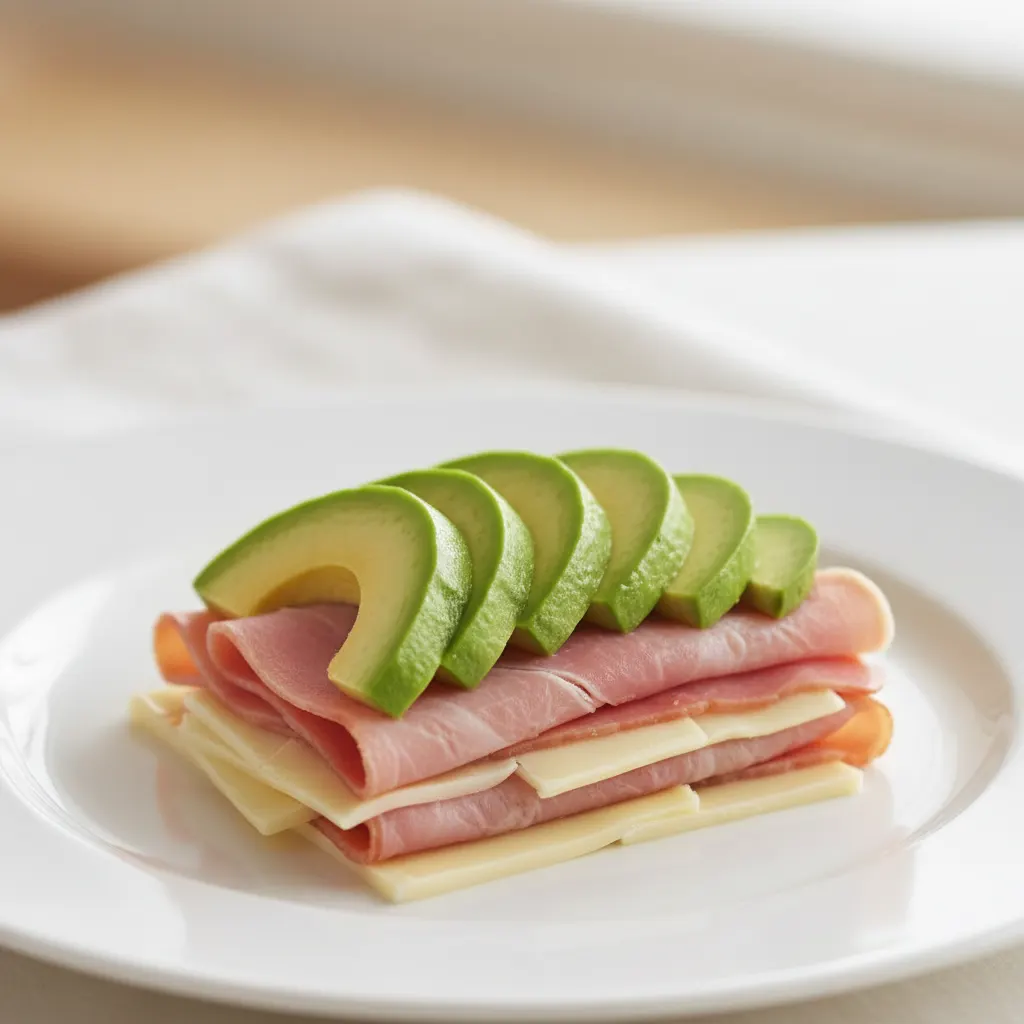 Avocado, Ham and Cheese Avocado, Ham and Cheese