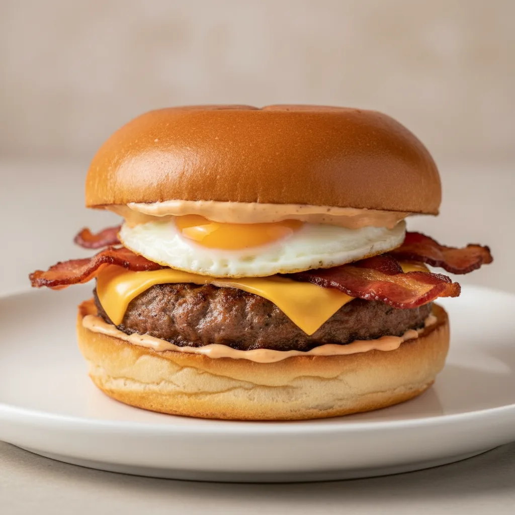 Breakfast Burger Breakfast Burger