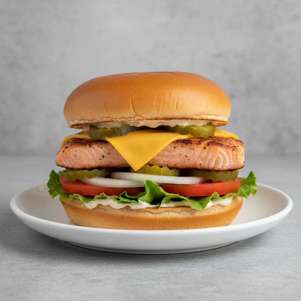 Salmon Burger Salmon Burger