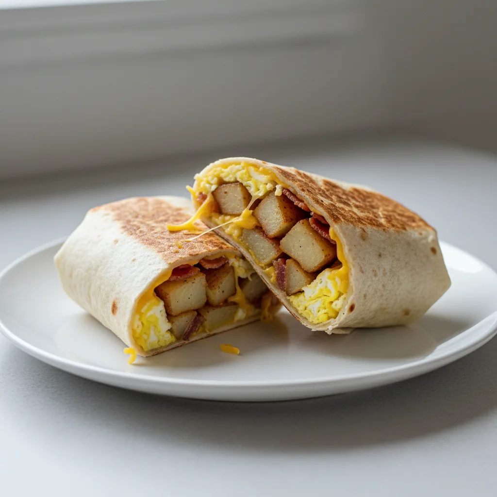 Bacon Breakfast Burrito Bacon Breakfast Burrito