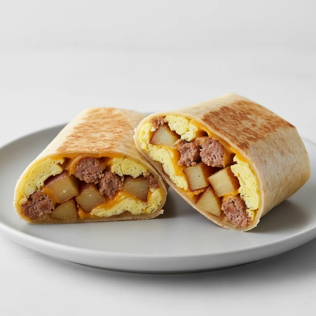 Sausage Breakfast Burrito Sausage Breakfast Burrito