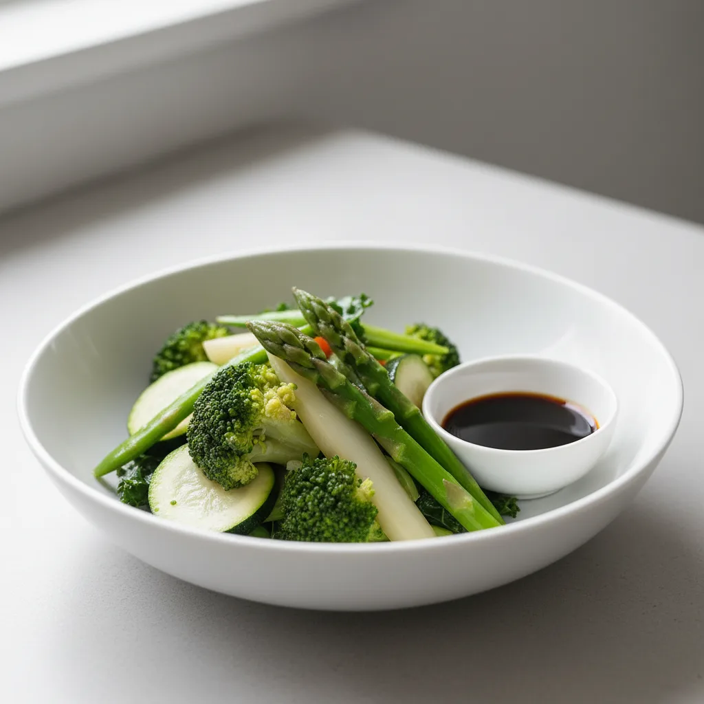 Steamed Green Yasai Steamed Green Yasai