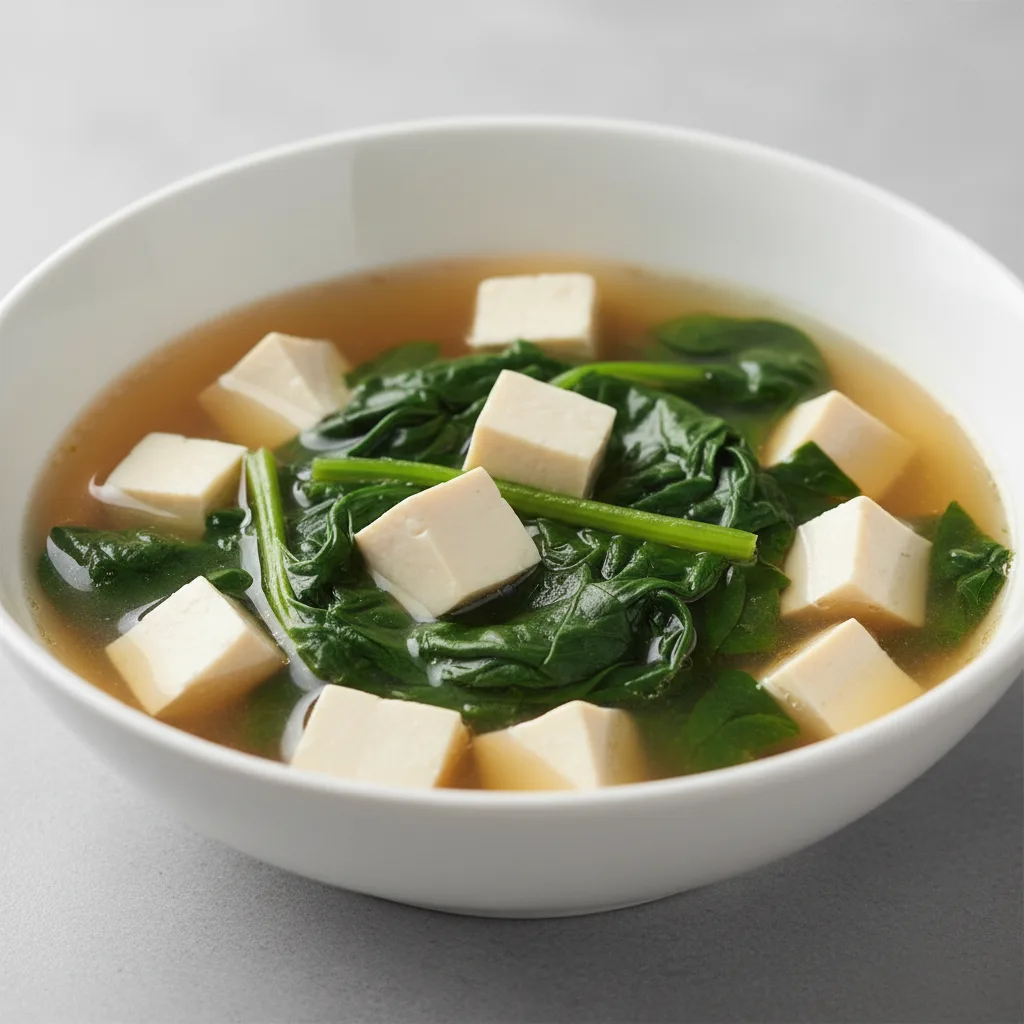 Spinach and Tofu Soup Spinach and Tofu Soup