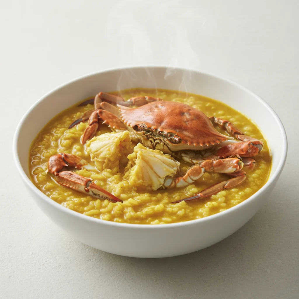 Congee Curry Blue Crab Congee Curry Blue Crab