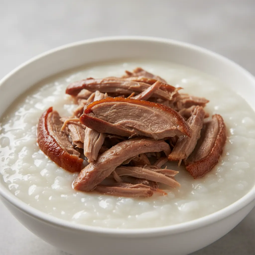 Congee Five Spices Duck Congee Five Spices Duck