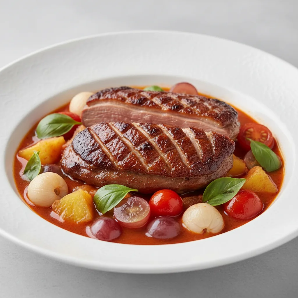 Grilled Duck Breast Curry Grilled Duck Breast Curry
