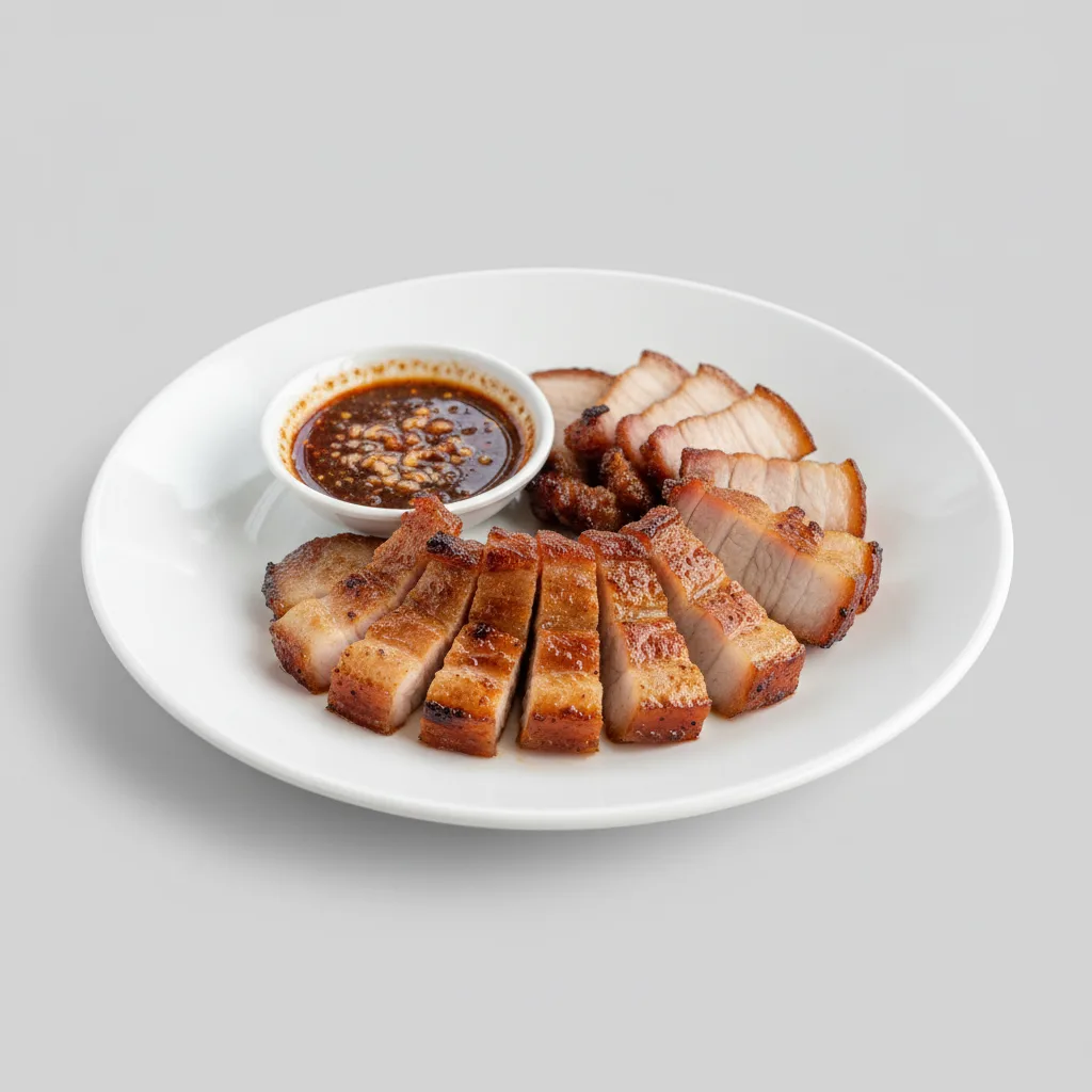 Grilled Pork Jowl and Thai Jaew Sauce Grilled Pork Jowl and Thai Jaew Sauce