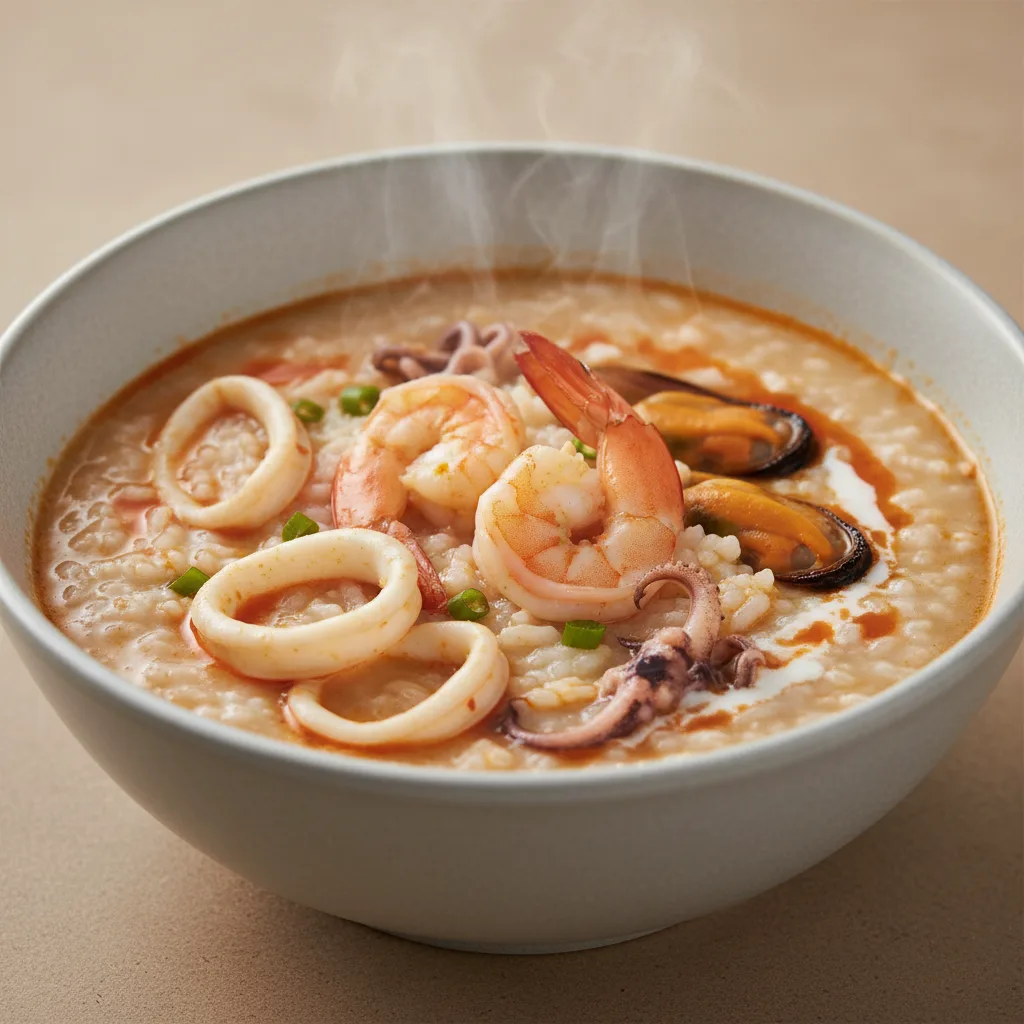 Congee Tomyum Seafood Congee Tomyum Seafood