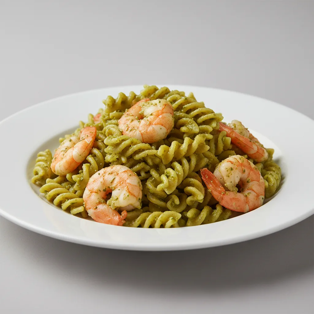 Prawns Pesto Pasta Prawns Pesto Pasta