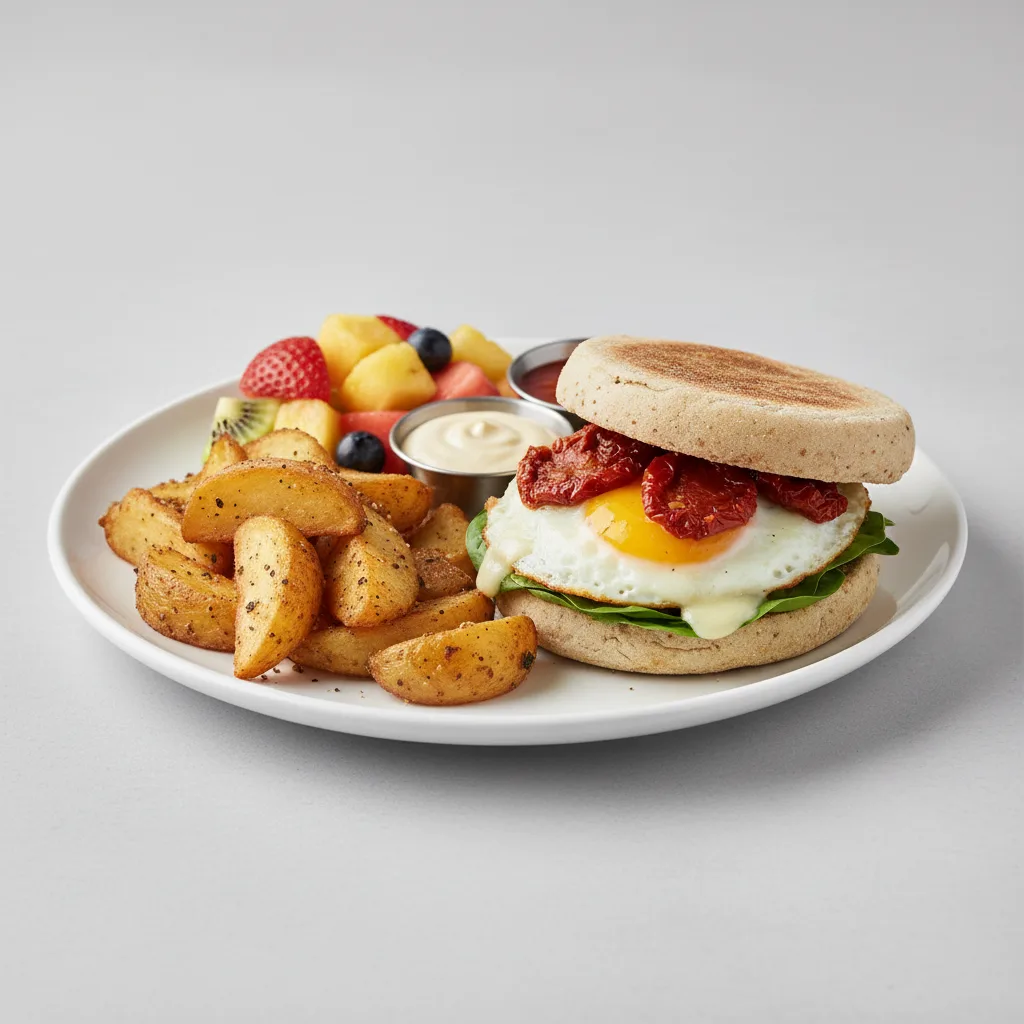 Gluten-Free Vegetarian Breakfast Sandwich