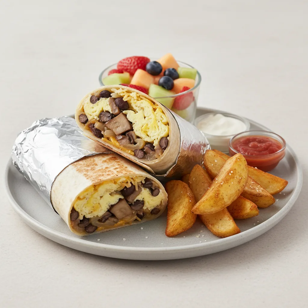 Vegetarian Breakfast Burrito