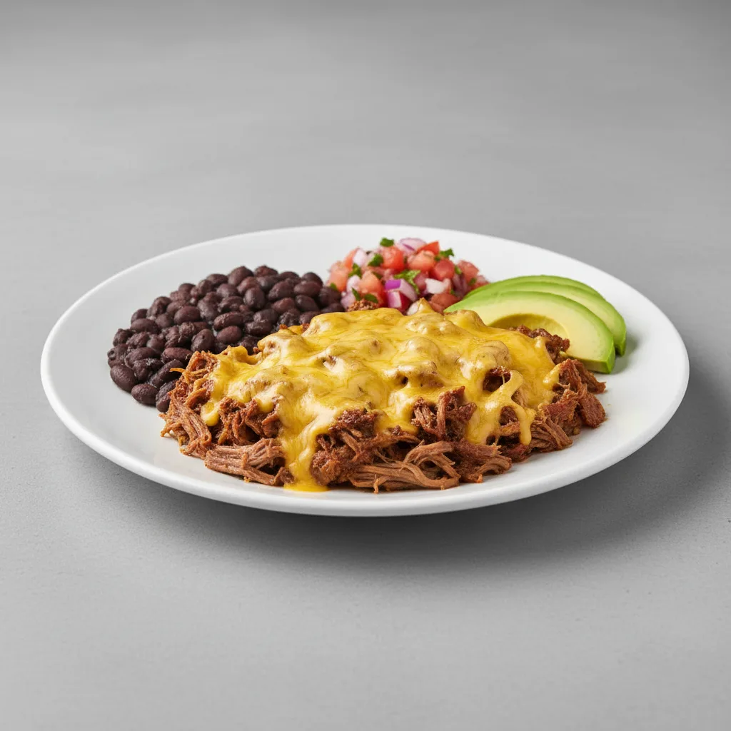 Barbacoa Queso Plate Barbacoa Queso Plate