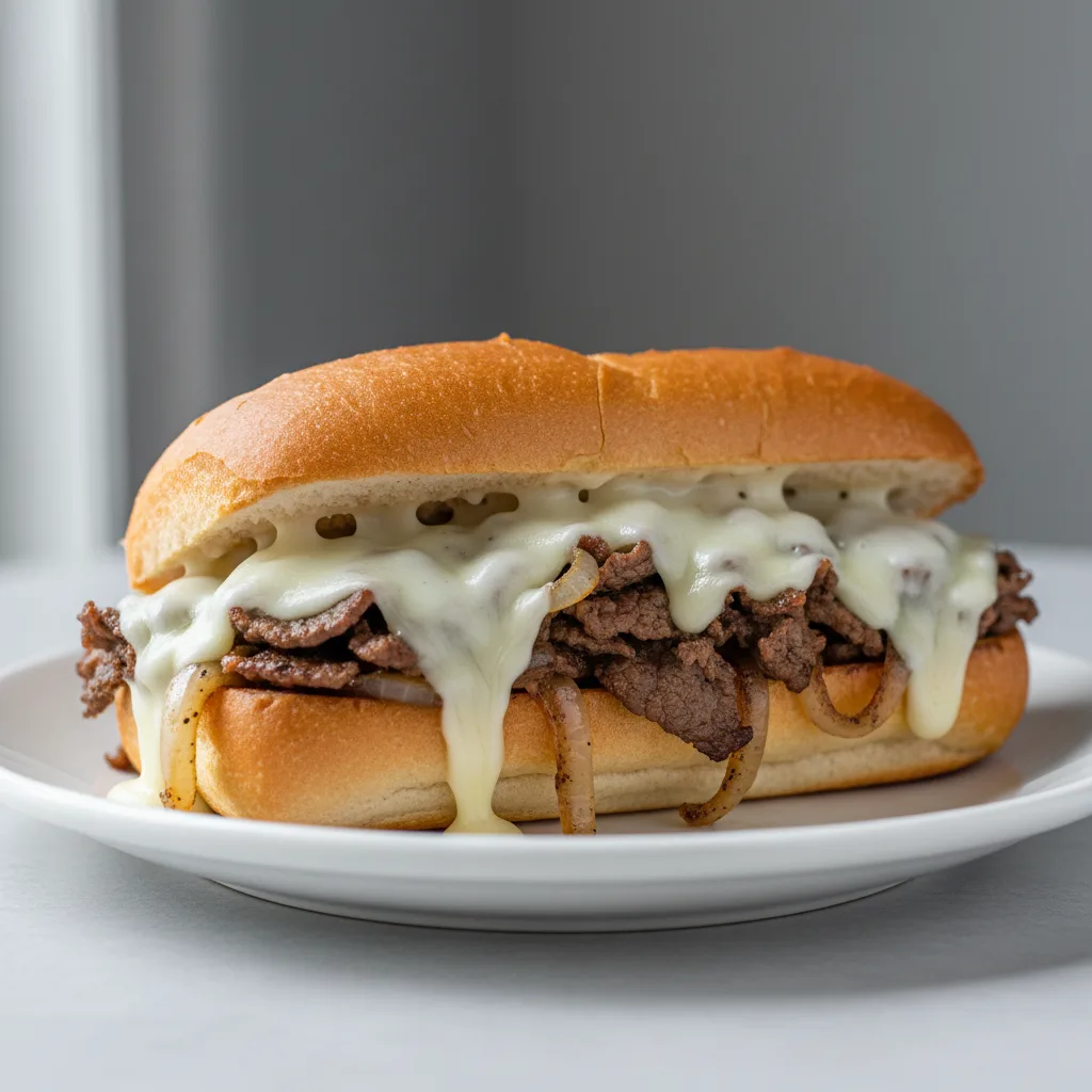 Philly Steak and Cheese Sandwich
