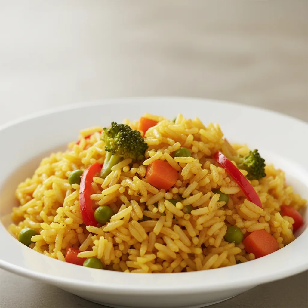 Yellow Rice with Mixed Vegetables