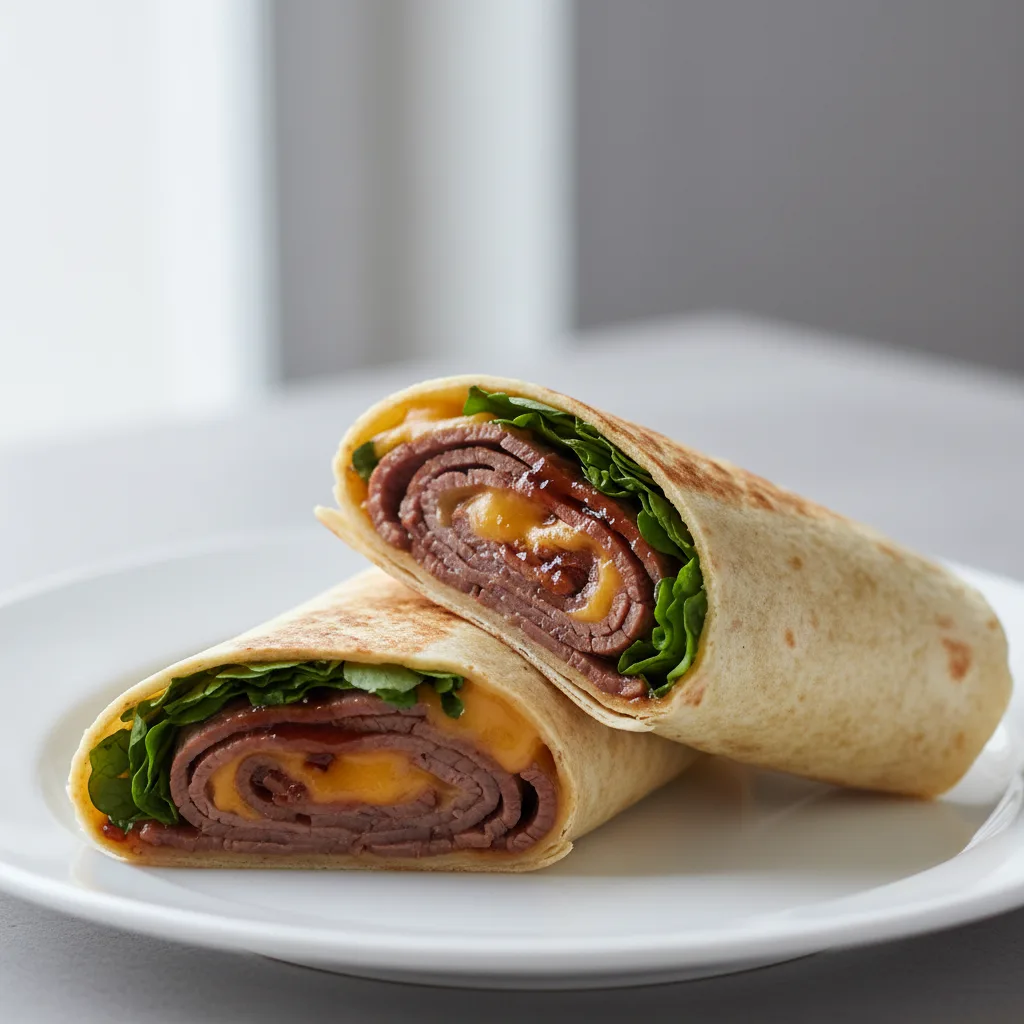 Asian Roast Beef Wrap