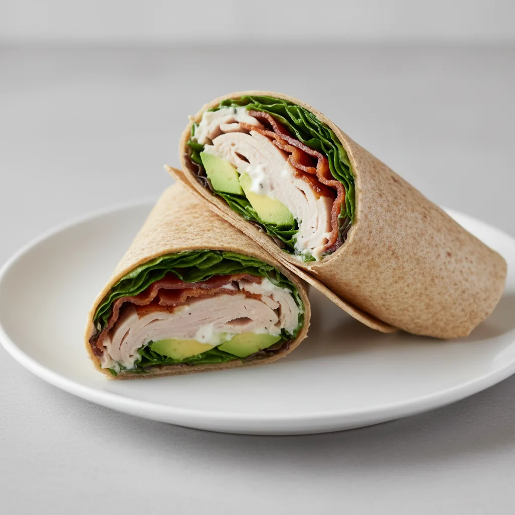 Turkey Bacon Avocado Wrap Turkey Bacon Avocado Wrap