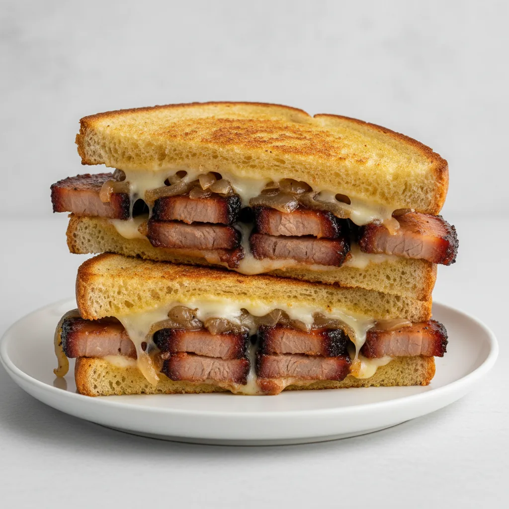 BBQ Pork Belly Melt BBQ Pork Belly Melt