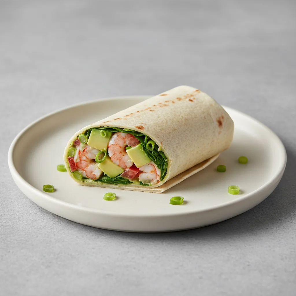 Shrimp and Avocado Wrap Shrimp and Avocado Wrap