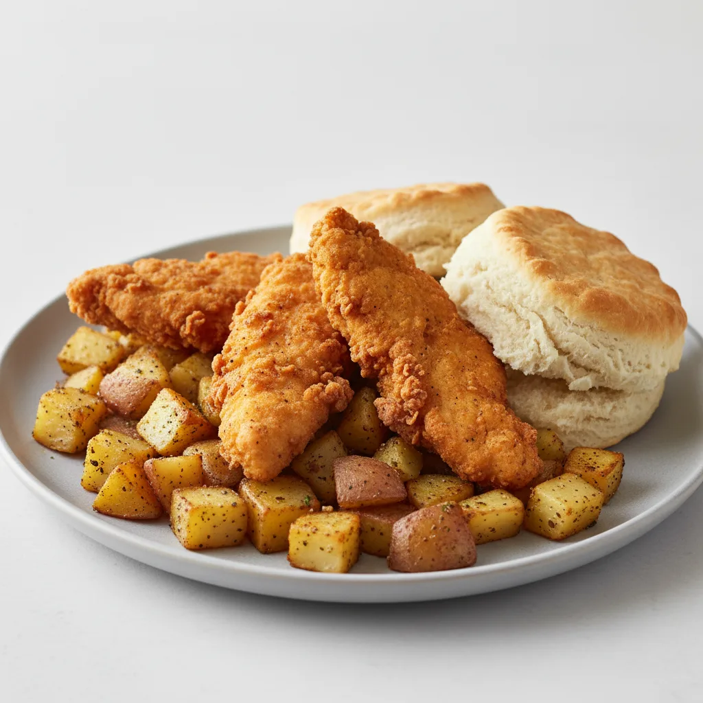 Biscuits and Breakfast Potatoes Down South Biscuits and Breakfast Potatoes Down South