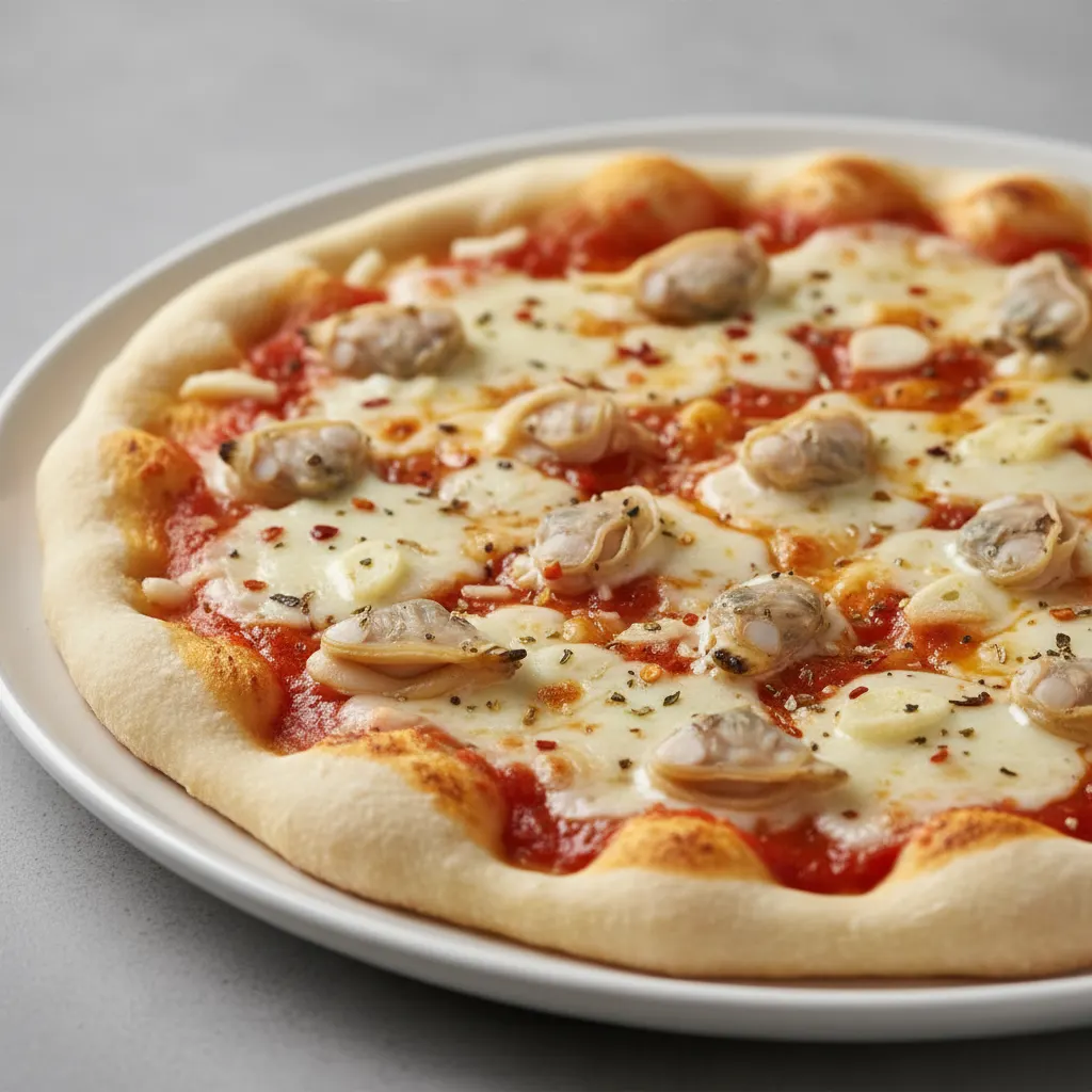 Half Baked Manhattan Red Clam Pizza Half Baked Manhattan Red Clam Pizza