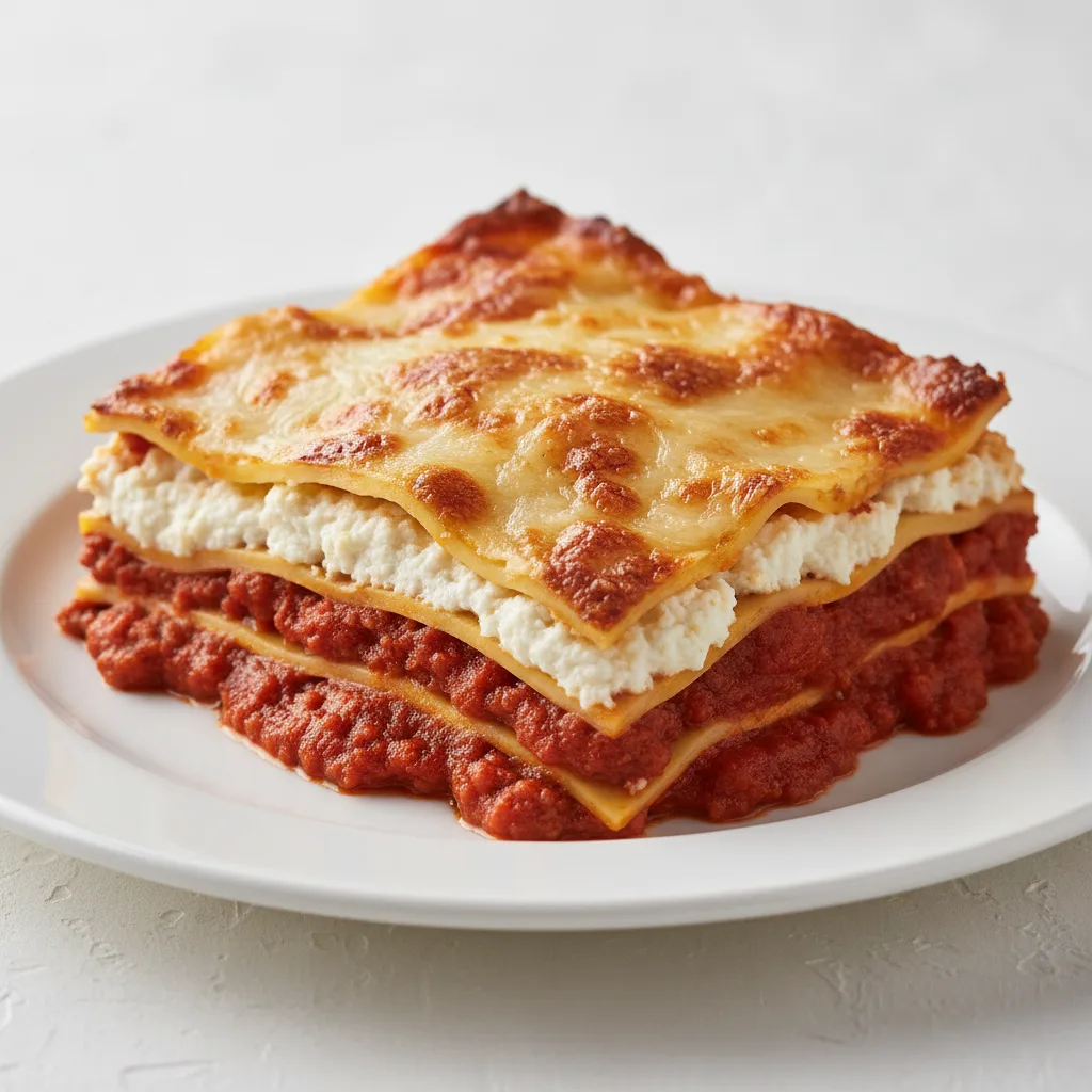 Four-Cheese Lasagna with Meat Sauce Four-Cheese Lasagna with Meat Sauce