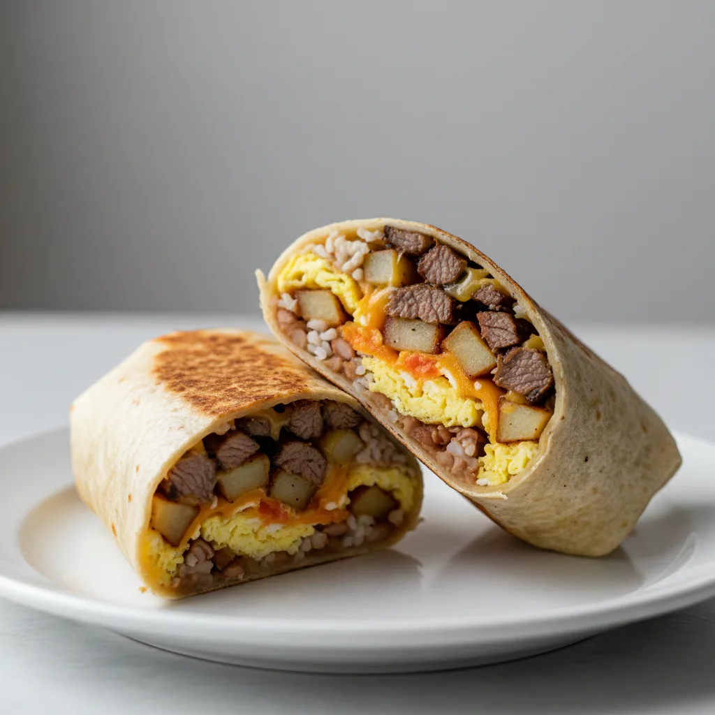 Asada Breakfast Burrito