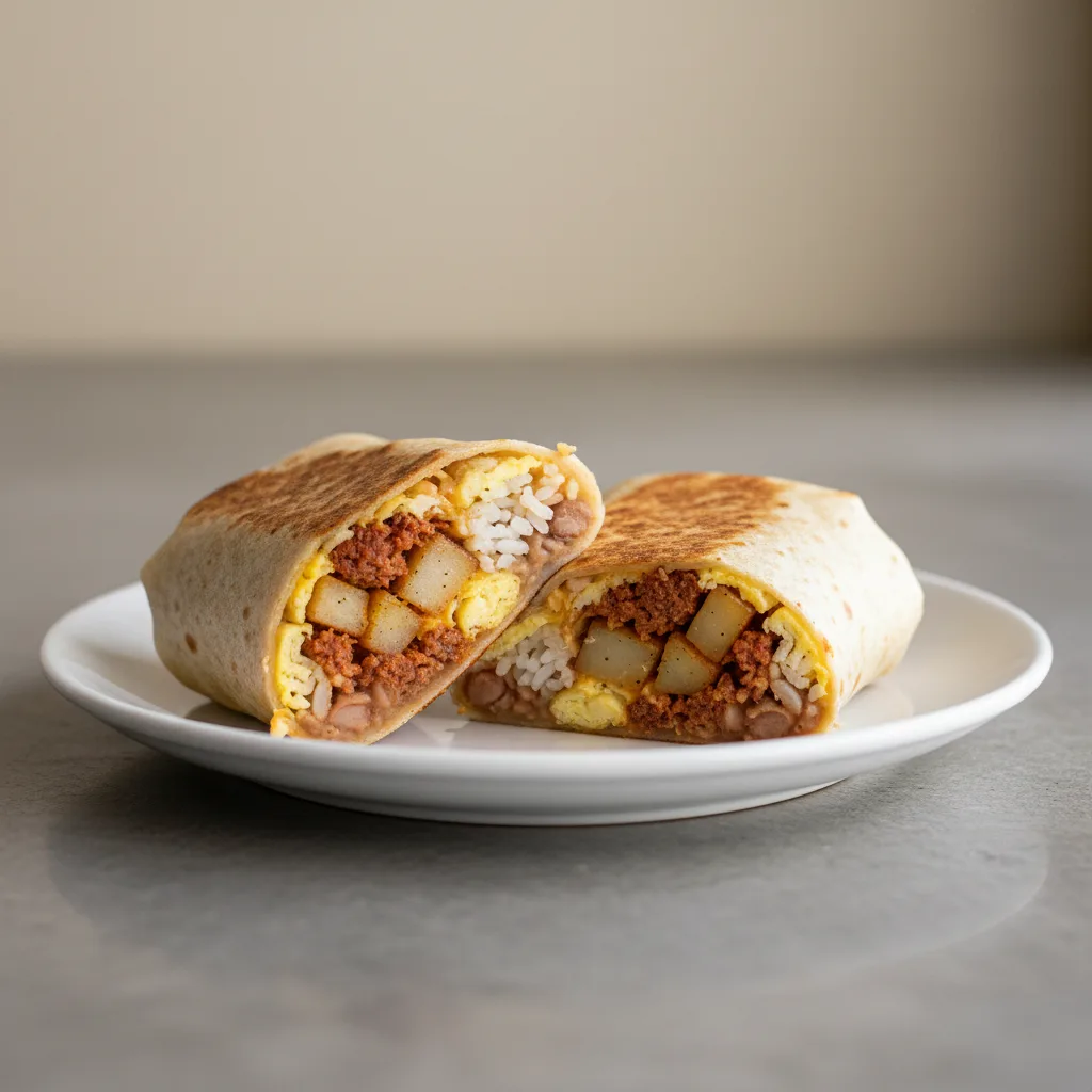 Chorizo Breakfast Burrito