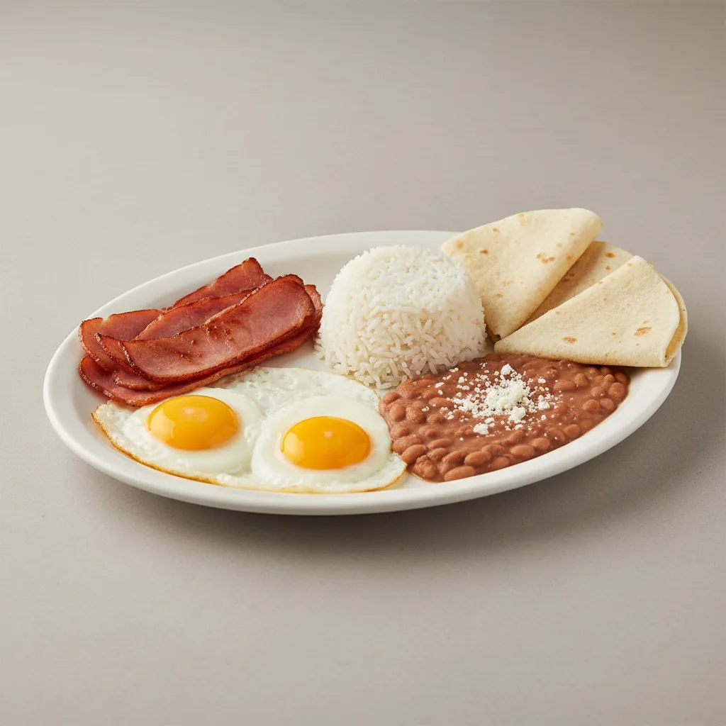 Ham and Egg Plate