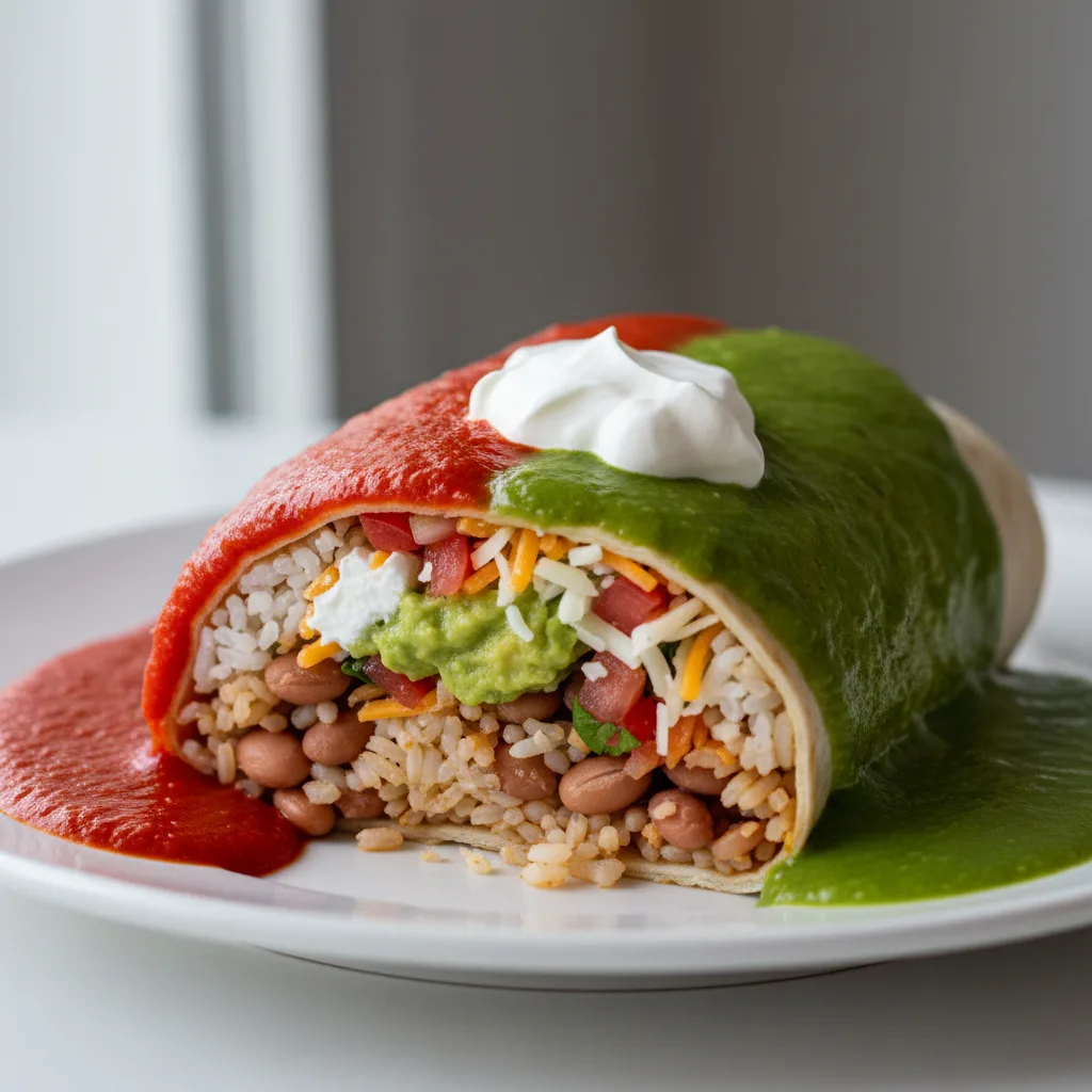 Christmas Wet Burrito