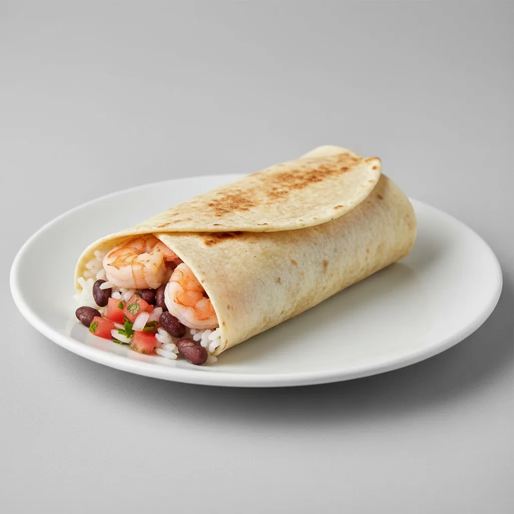 Regular Shrimp Burrito