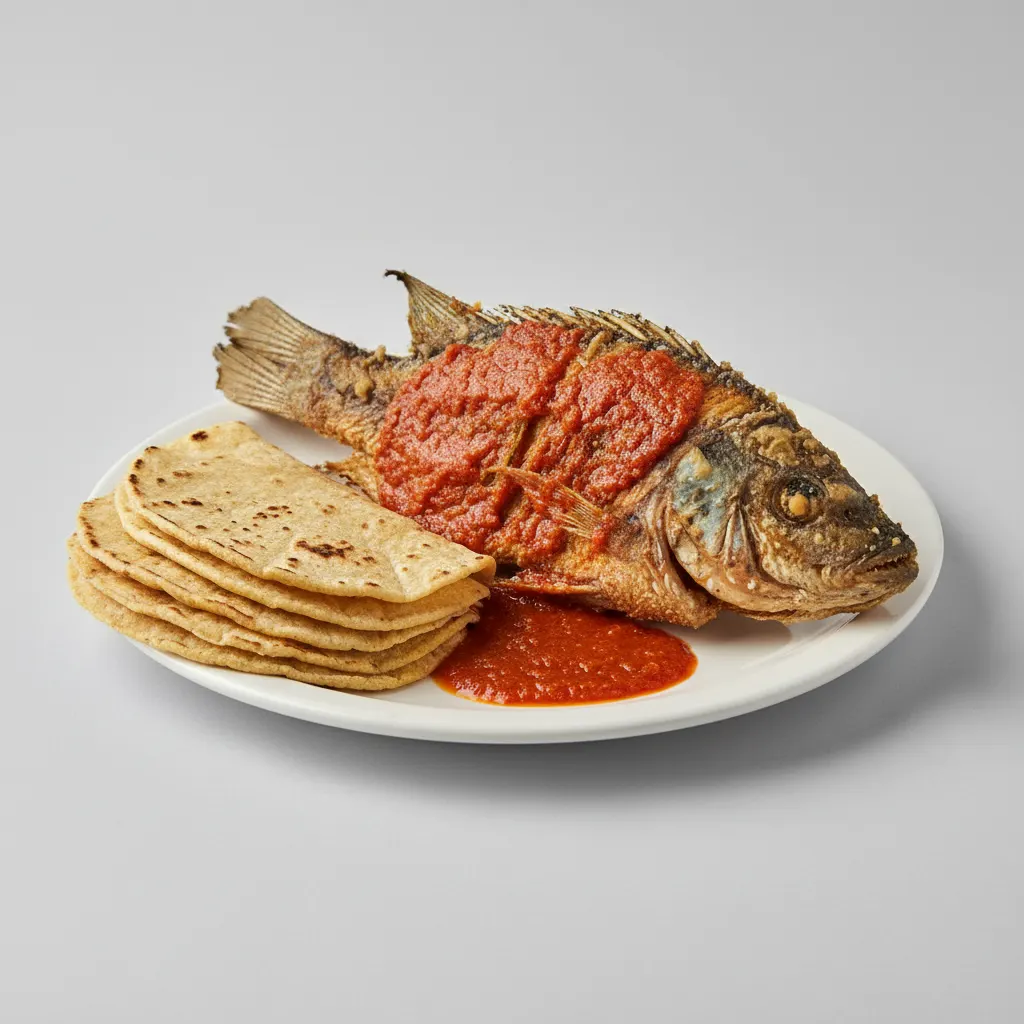 Mojarra a la Diabla with Corn Tortillas