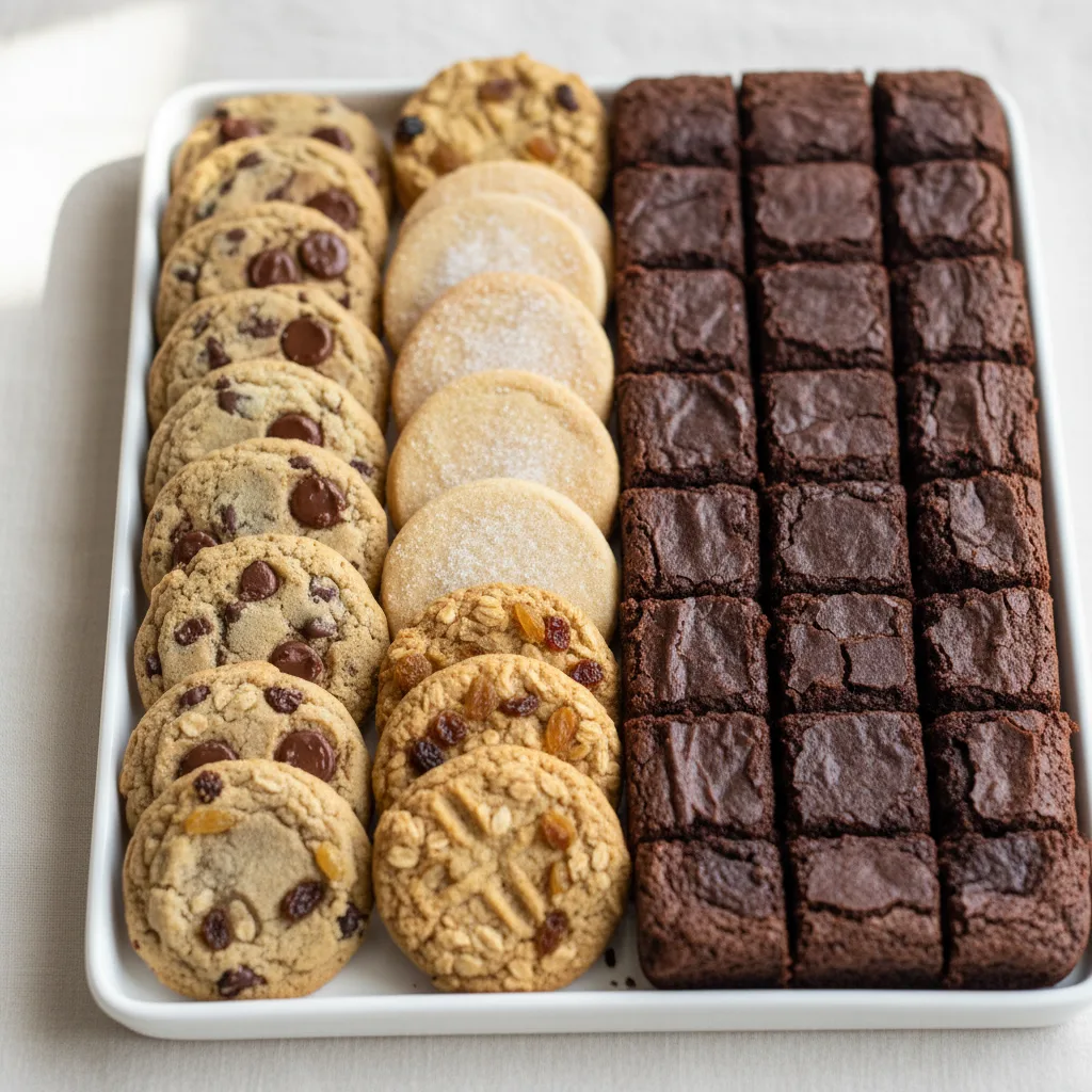 Cookie and Brownie Tray Cookie and Brownie Tray