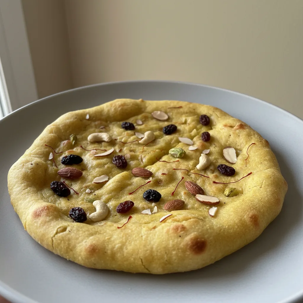 Individual Saffron Special Naan
