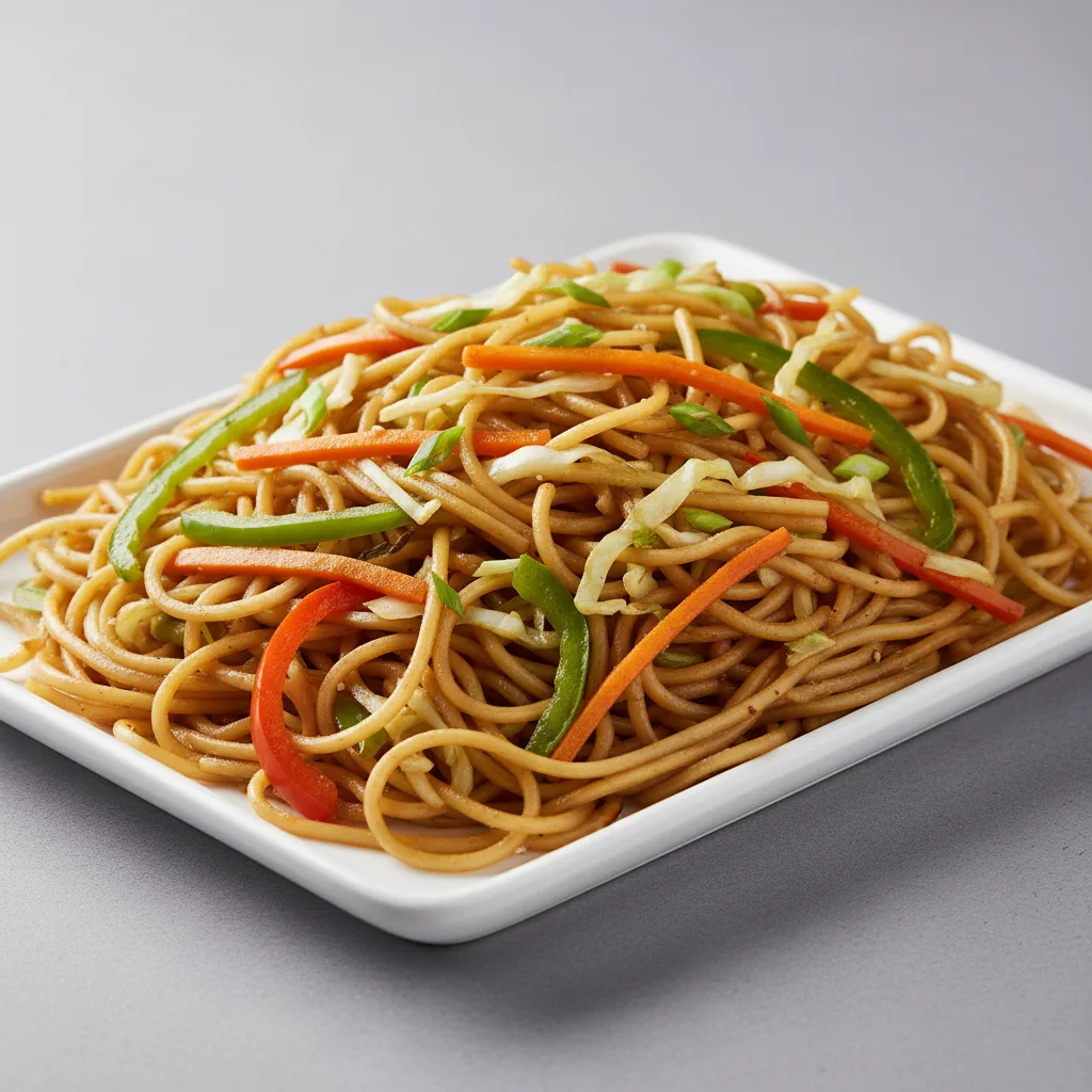 Vegetable Hakka Noodles Tray
