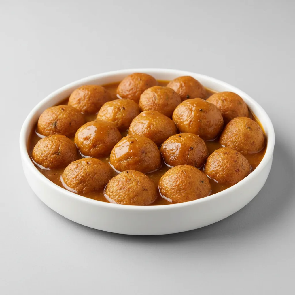 Vegetable Manchurian with Gravy Tray