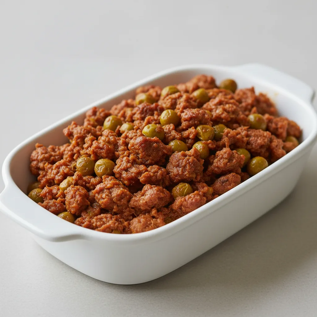 Keema Matar Tray
