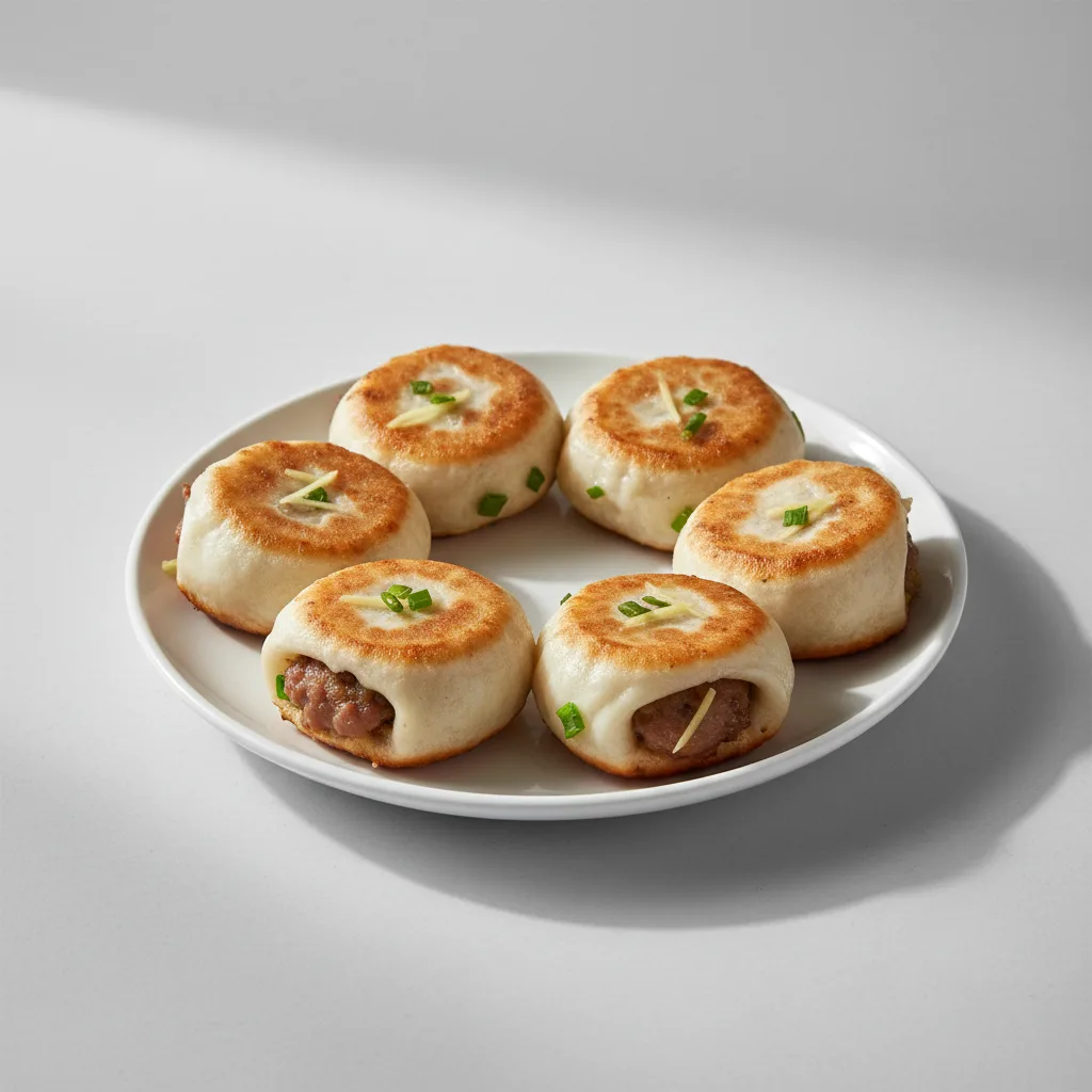 Mini Pan-fried Pork Bun (6 Pieces) Mini Pan-fried Pork Bun (6 Pieces)