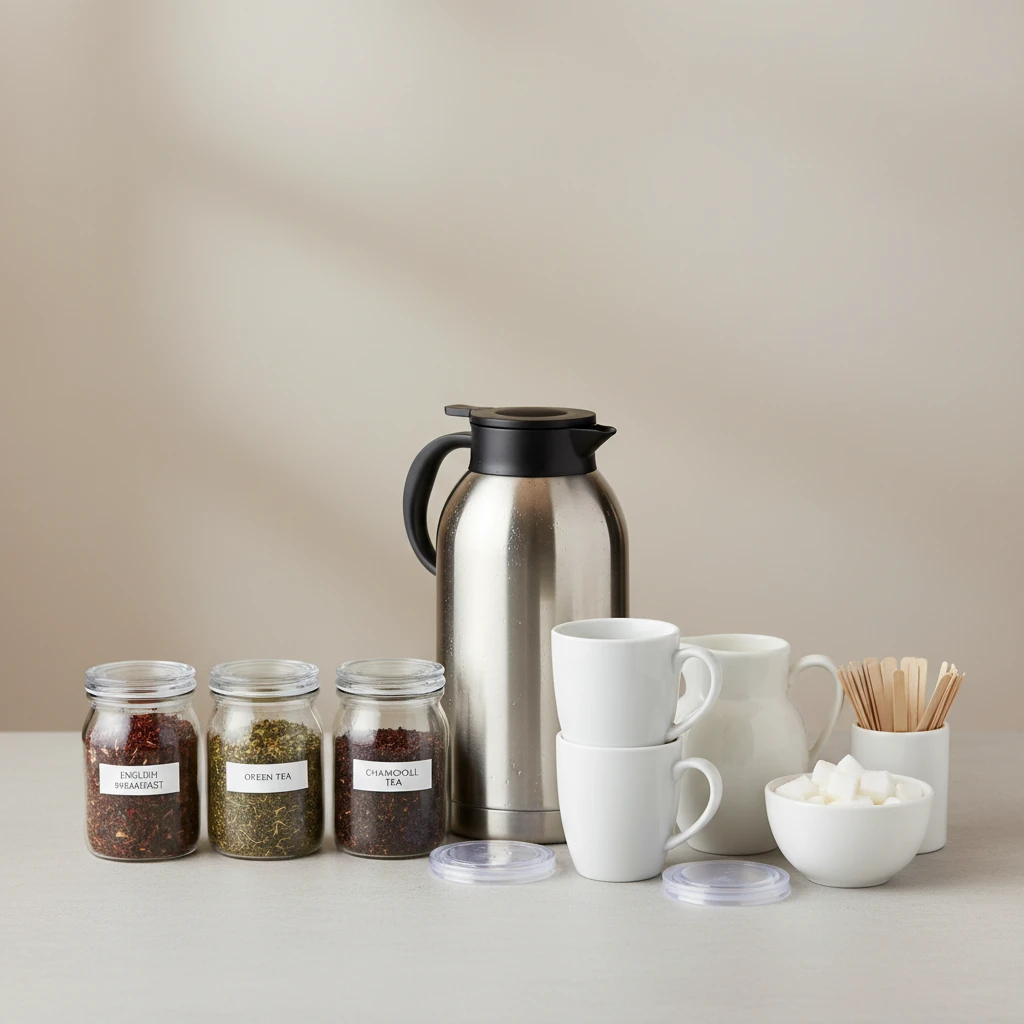 Hot Tea Set Up