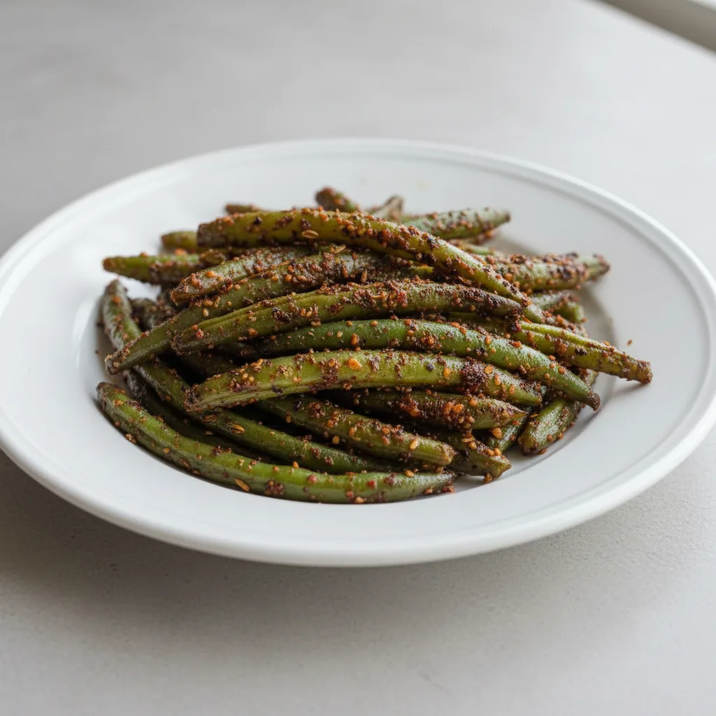 Blackened Green Beans Blackened Green Beans