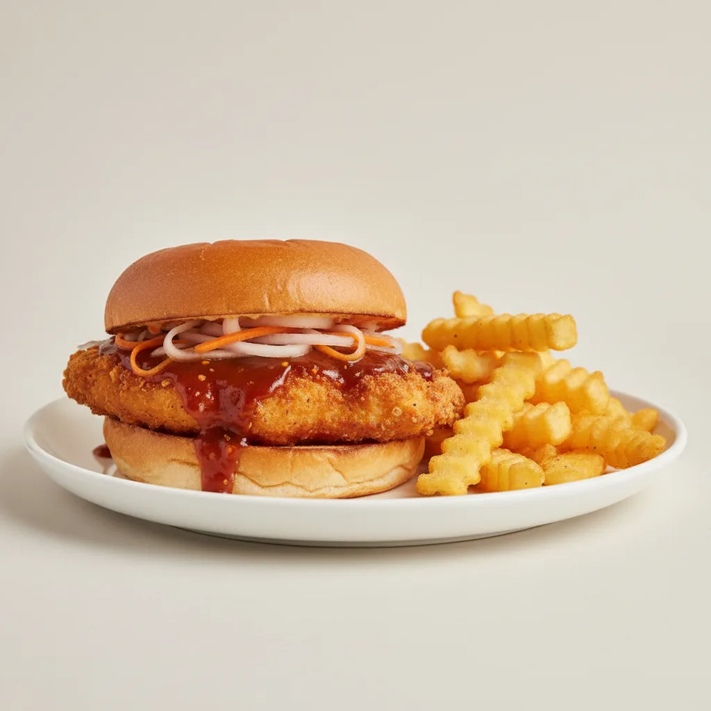 Koreano Sandwich with Tokyo Crinkle Fries Koreano Sandwich with Tokyo Crinkle Fries