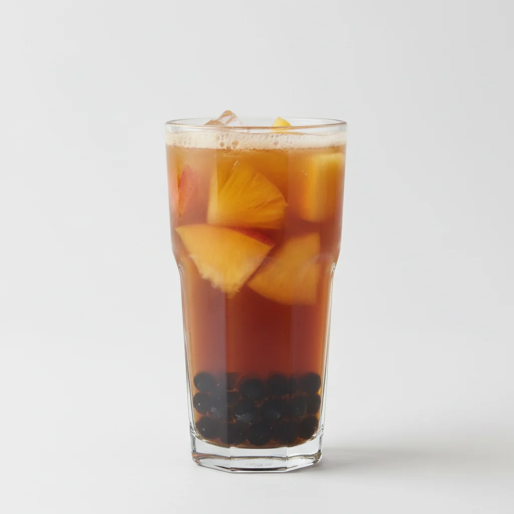 Black Pineapple Peach Fruit Tea Black Pineapple Peach Fruit Tea