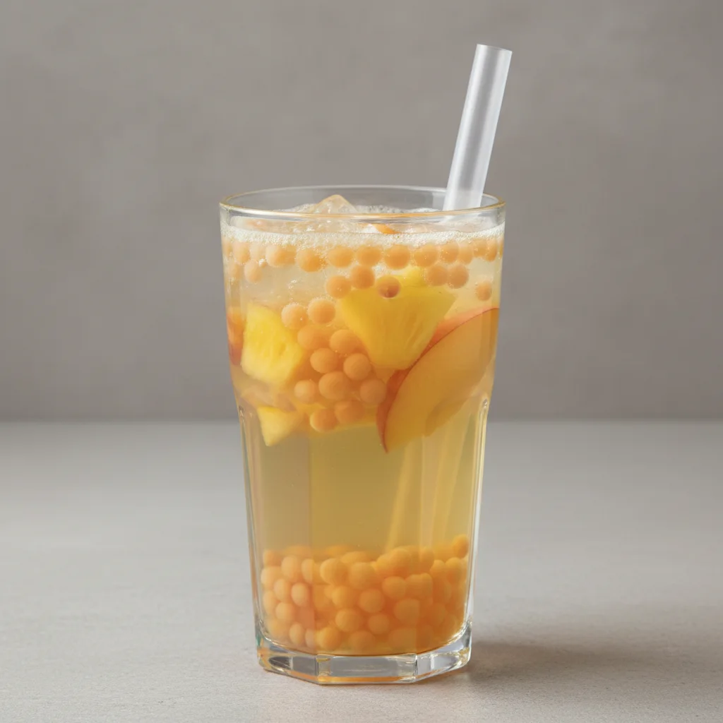 Green Pineapple Peach Fruit Tea Green Pineapple Peach Fruit Tea