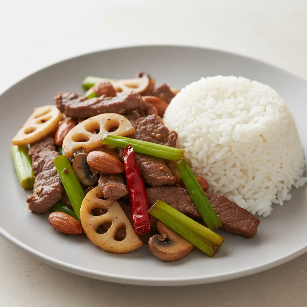 Almond Beef Almond Beef