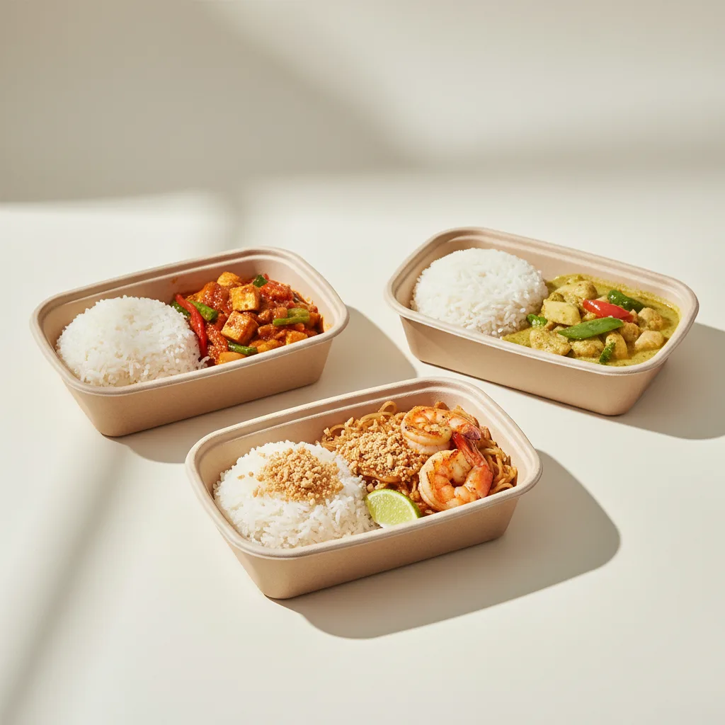 Individual Thai Boxed Lunches Individual Thai Boxed Lunches