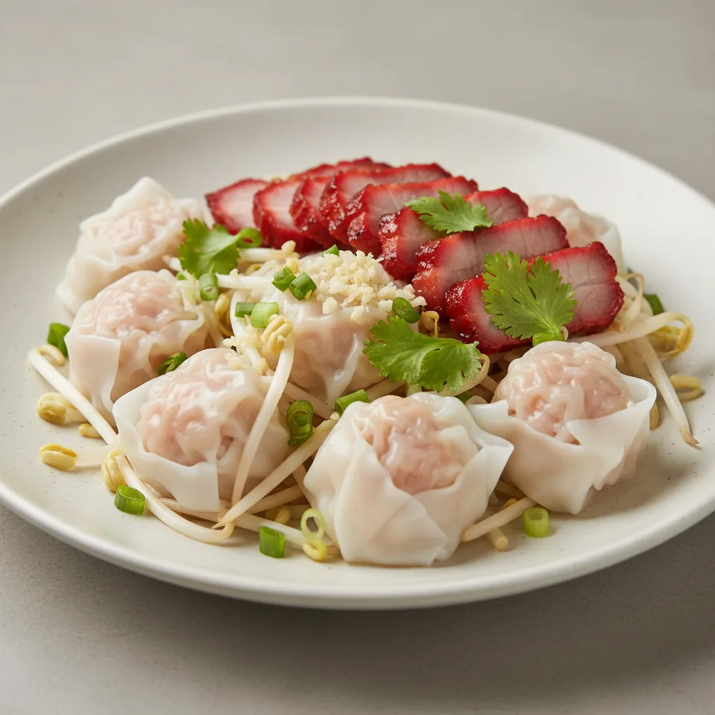 Wonton and BBQ Pork Wonton and BBQ Pork