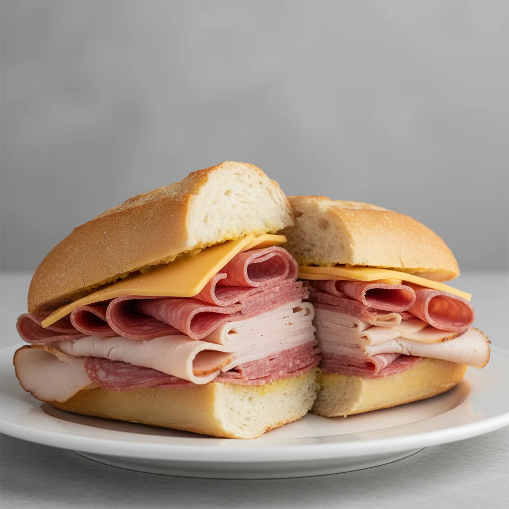 Turkey, Genoa Salami and Cheddar Turkey, Genoa Salami and Cheddar