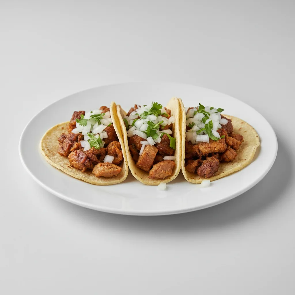 Carnitas Street Style Tacos (3 Pieces)
