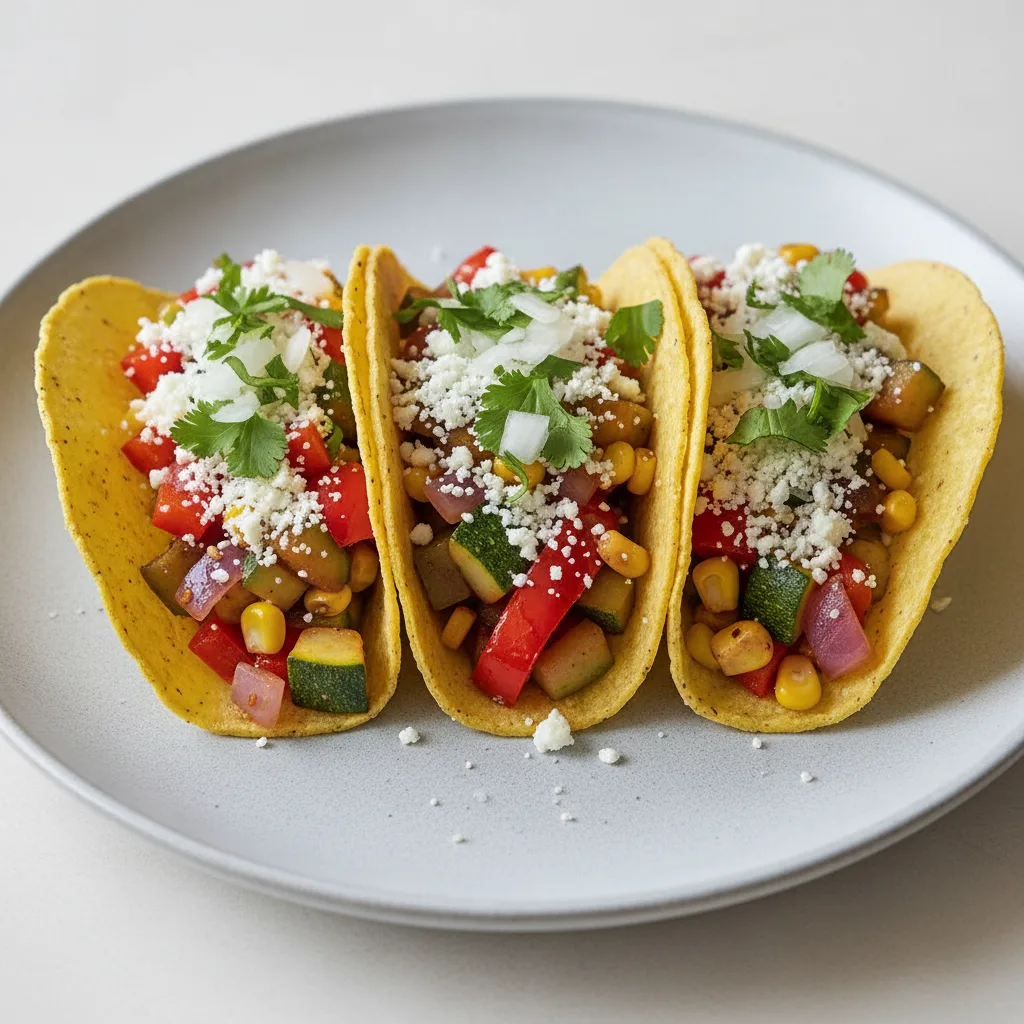 Veggie Street Style Tacos (3 Pieces)